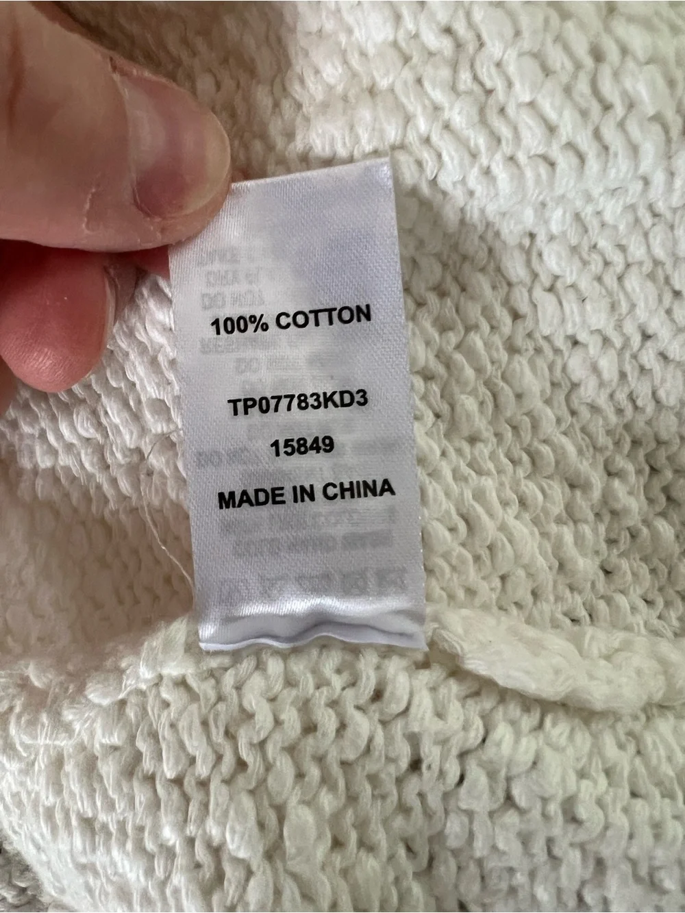 NWT MESHKI Mackie Boucle Longline Vest, White, Medium - Picture 5 of 7